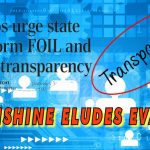 Town of Evans NY Government Foil Transparency